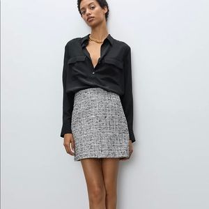 Aritzia Babaton tweed skirt